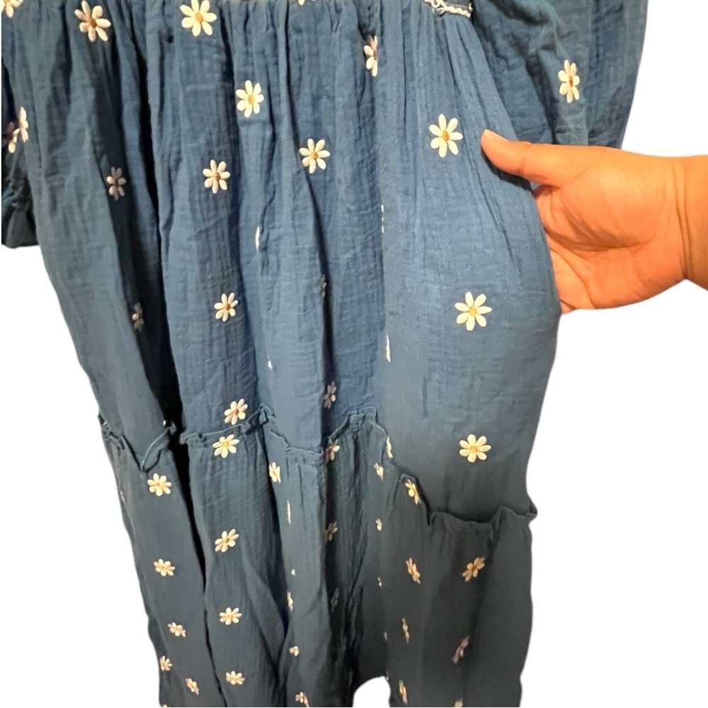 New with Tag R.Vivimos Embroidered Boho Dress - Picture 9 of 14